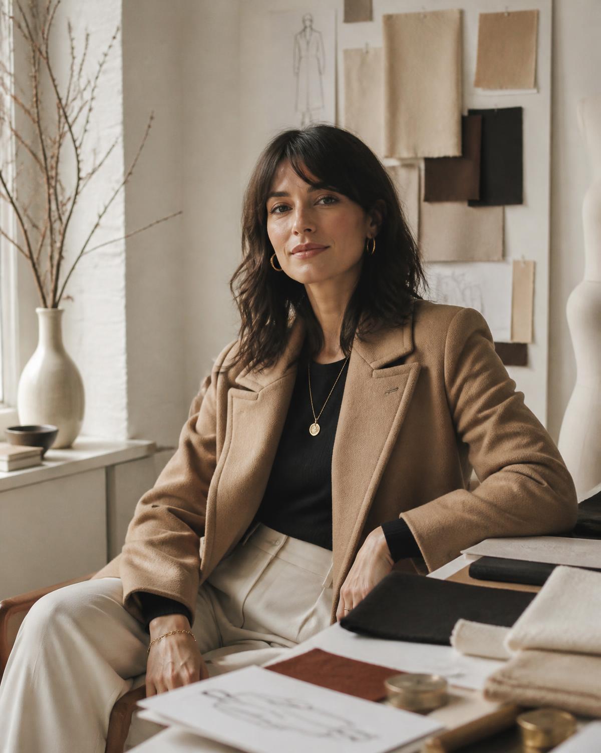 Victoria Botelho in her studio